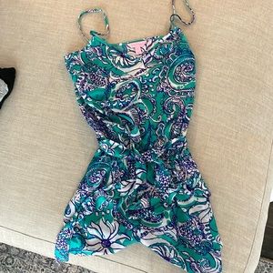 Satin Lilly Pulitzer Romper